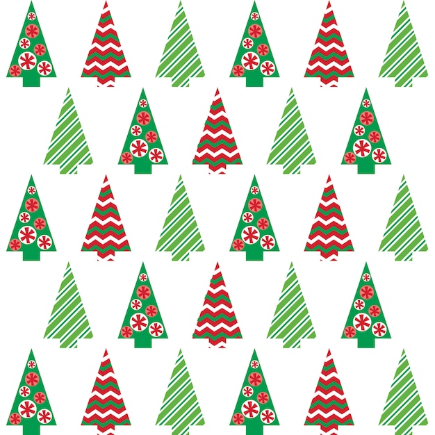 Christmas tree pattern