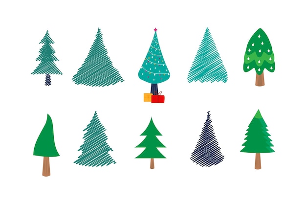 Christmas tree set