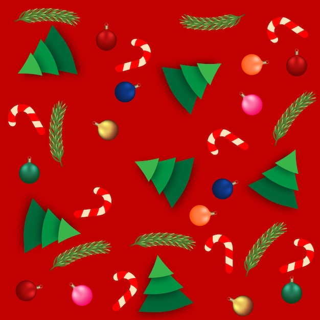 Christmas Trees Seamless Pattern Christmas holidays trees