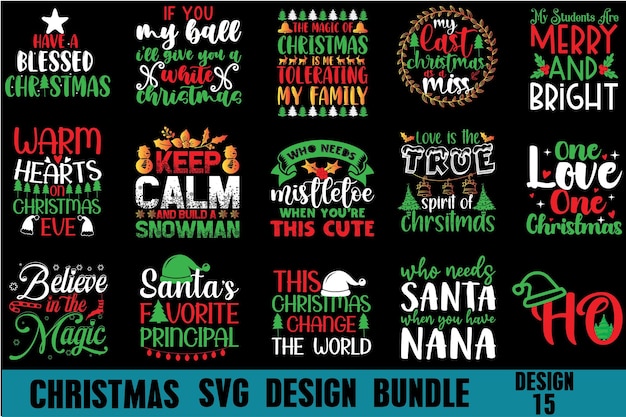 Vector christmas tshirt design bundle snowmies tshirt designchristmas crew christmas svg design bundle