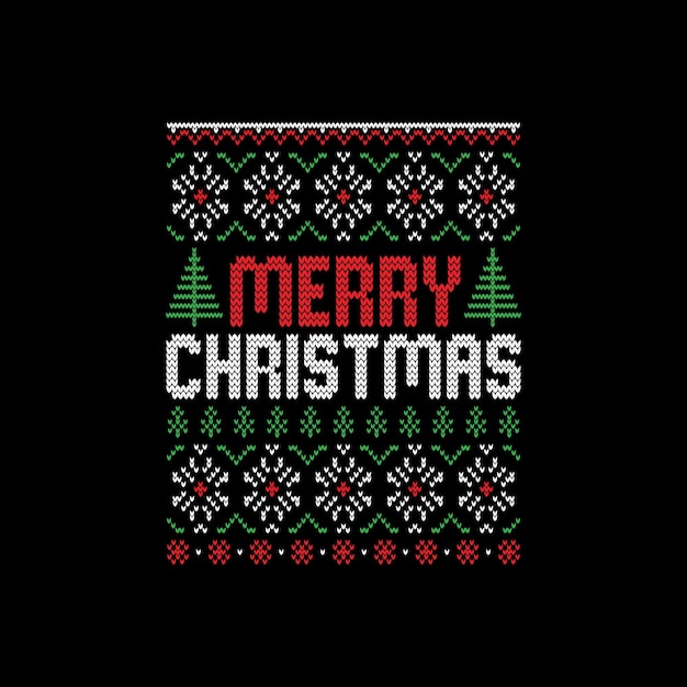 Vector christmas tshirt design