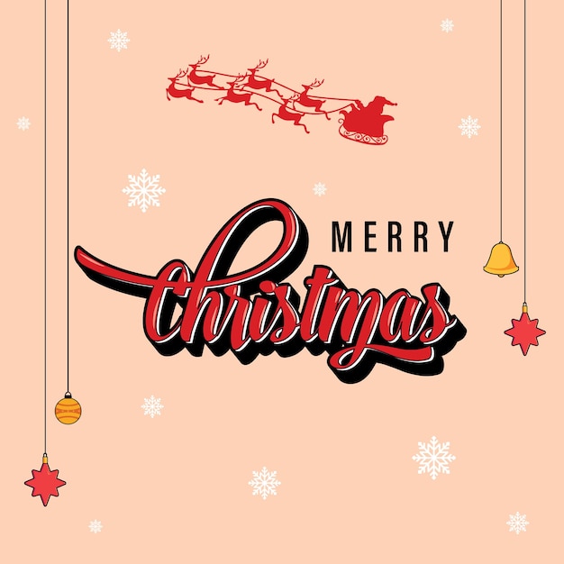 Christmas Typography Poster