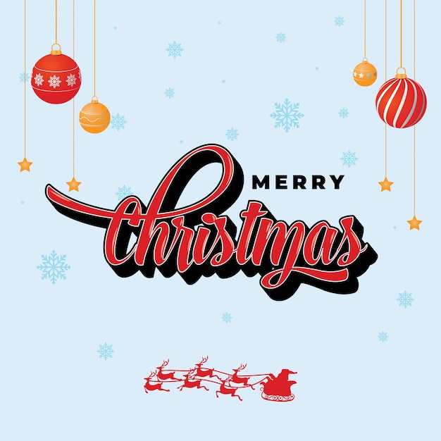 Christmas Typography Poster