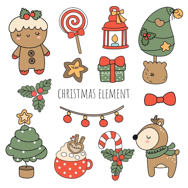 Christmas vector element