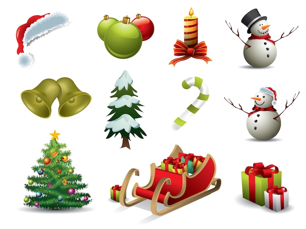 Christmas vector icons