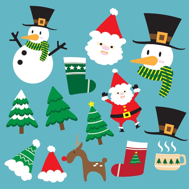 Christmas vector image for holiday concept