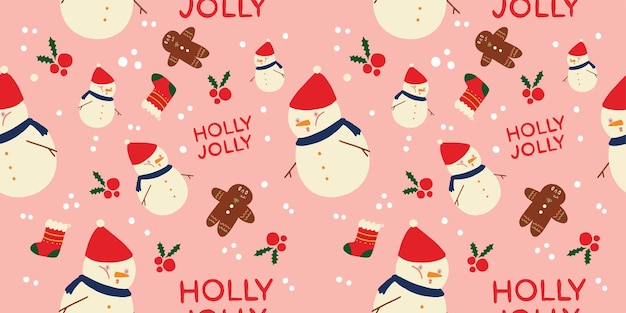 Christmas vector pattern