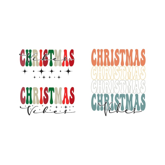 Christmas Vibes design-Christmas Gift.Christmas Bundle.