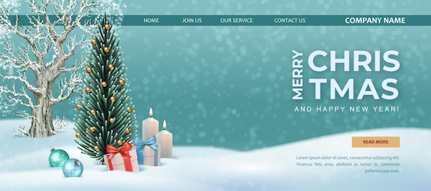 Christmas web background template