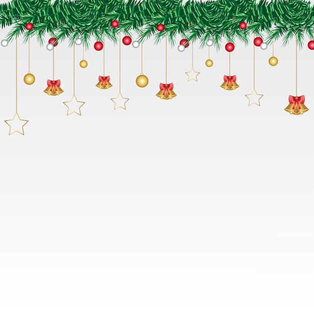 Christmas white background