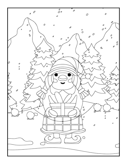 Christmas winter coloring, Valentines Day Coloring Pages for Kids. Love coloring page, coloring book