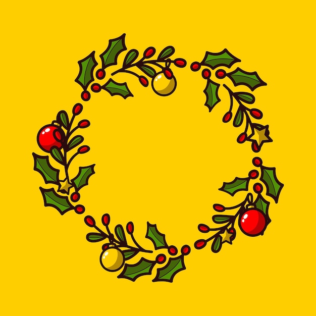 Christmas Wreath Floral