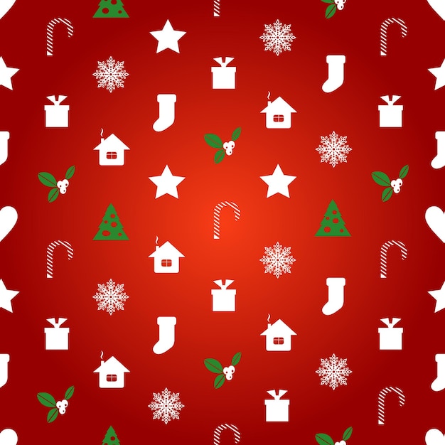 Christnas seamless pattern background