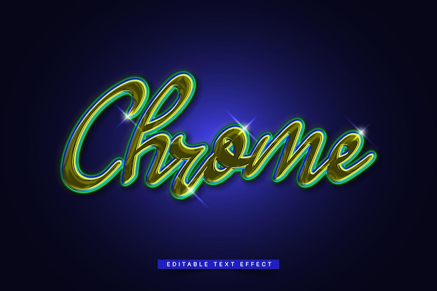 Chrome Text Effect Generator