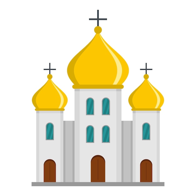 Church icon Flat illustration of church vector icon for web