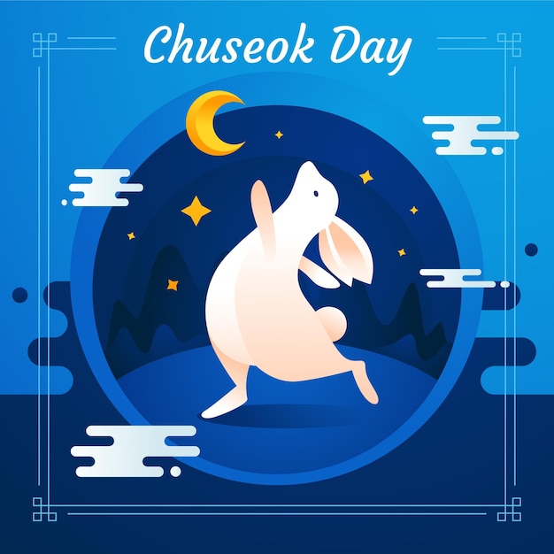 Chuseok festival illustration theme