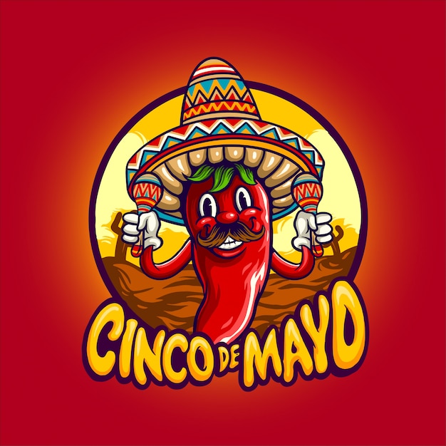 Cinco De Mayo Chili Character