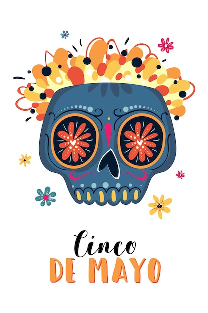 Cinco de Mayo holiday in Mexico Perfect for poster design banner flyer greeting card and other Vector EPS 10