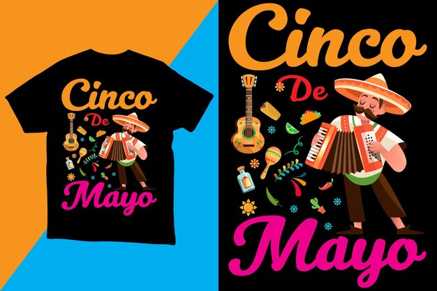 Vector cinco de mayo t shirt design vector for print