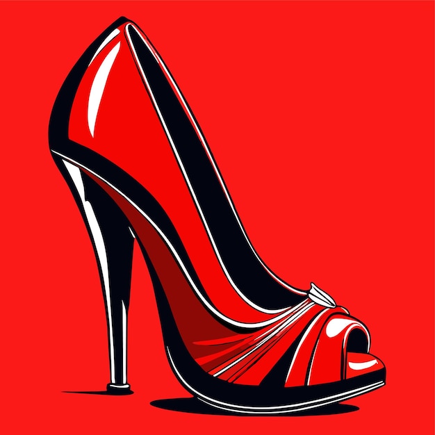 Cinderellas shoe vector illustration