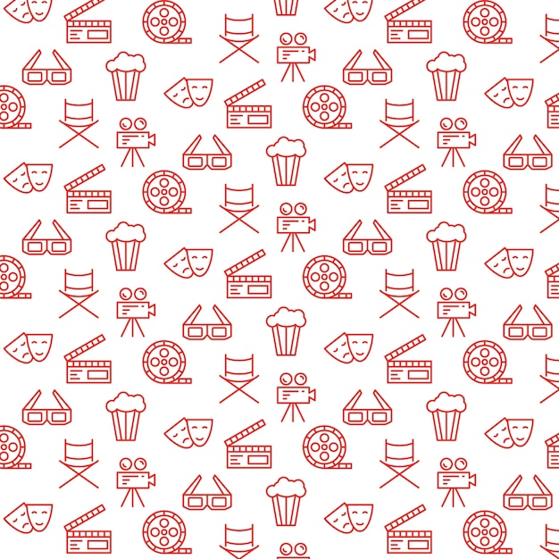 Cinema background pattern