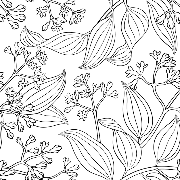 Cinnamon seamless pattern