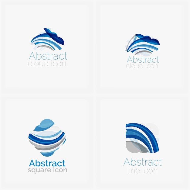 Circle abstract shape logo