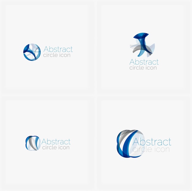 Circle abstract shape logo