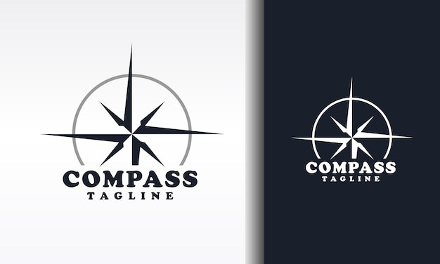 circle compass direction logo