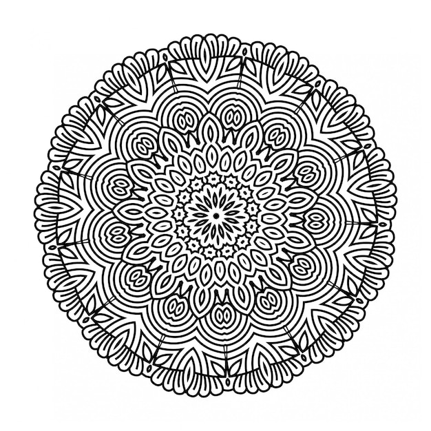 Circle mandala background