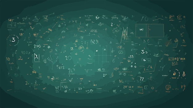 Vector a circle of numbers with the numbers on it