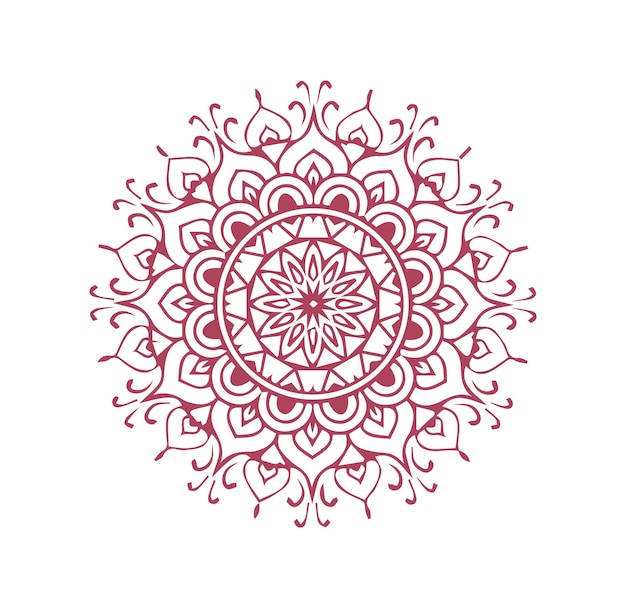 a circle of red and white flowers is shown on a white background