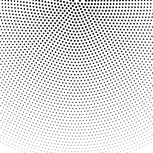 Circle round halftone background