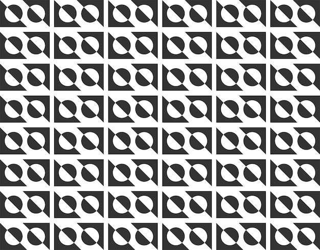 Circle and square pattern template