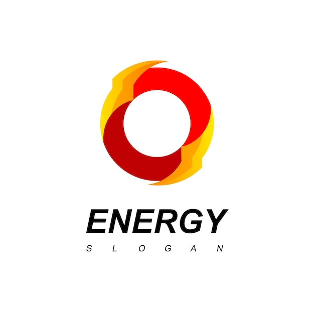 Circle Thunder Bolt, Energy Logo