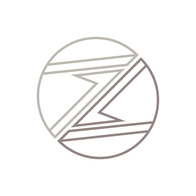 A circle with the letter z in it