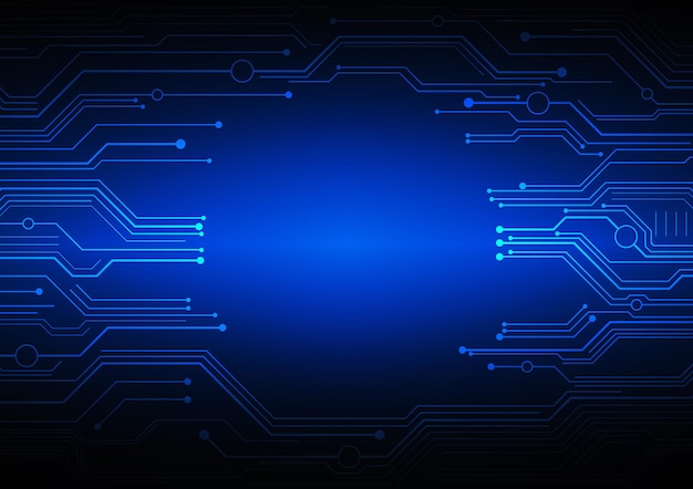 Circuit technology background with hi-tech digital data connection system and computer electronic design