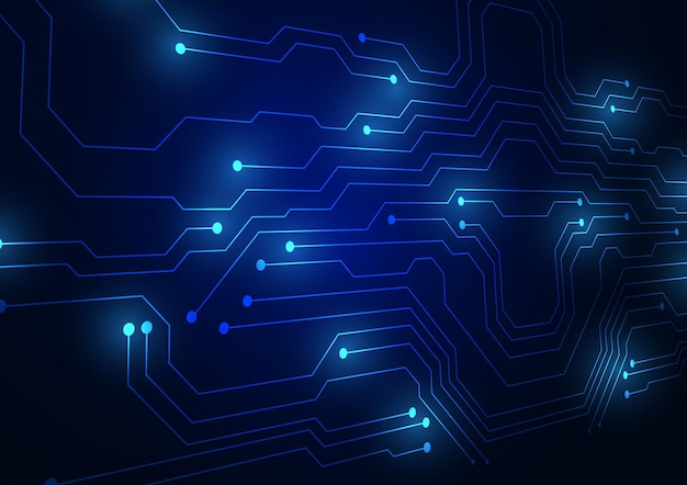 Vector circuit technology background with hitech digital data connection system and computer electronic design