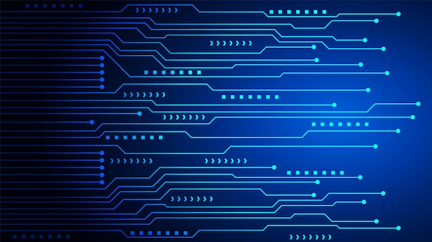 Circuit technology background with hitech digital data connection system and computer electronic design