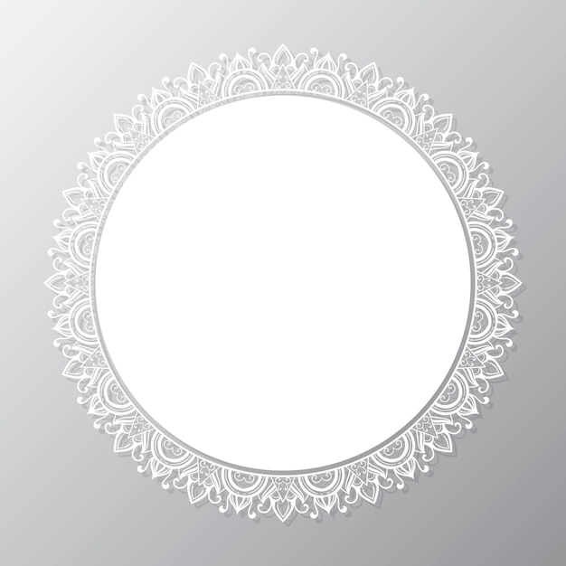 CIRCULAR MANDALA FRAME 