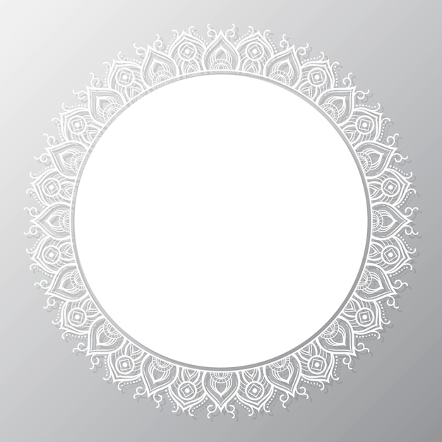 CIRCULAR MANDALA FRAME 