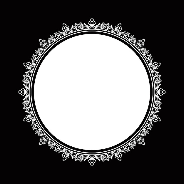 CIRCULAR MANDALA FRAME 