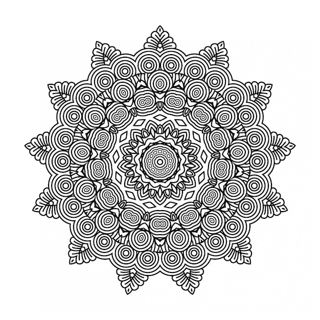 Circular mandala ilustration