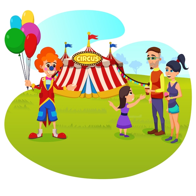  Circus Arrival Cartoon. 