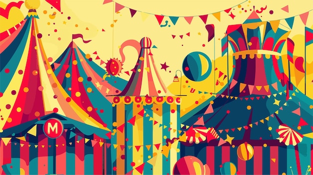 Circus Carnival Street Festival Purim Carnival Concept