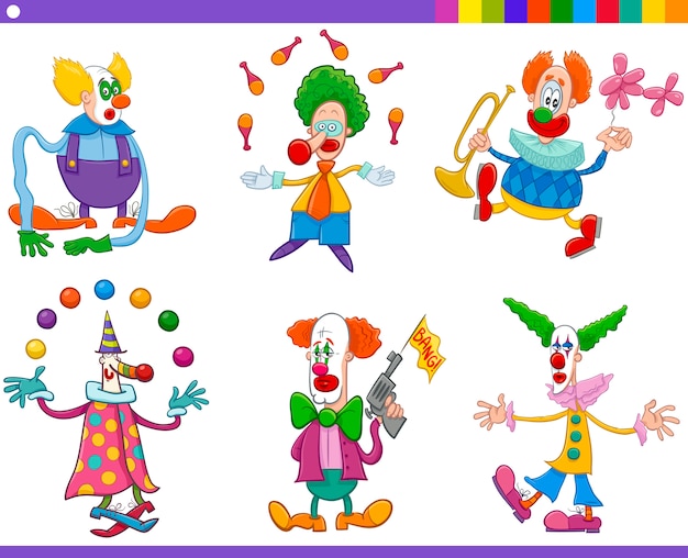 circus clowns collection