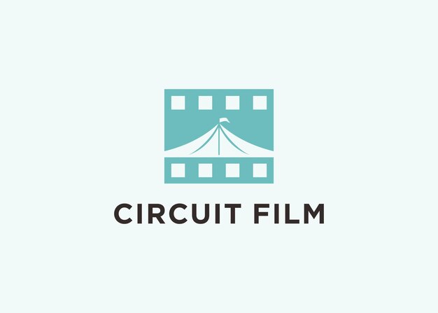 Vector circus film logo icon design vector design template inspiration