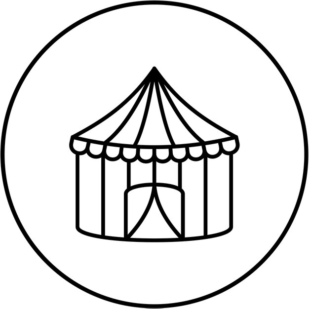 Circus Tent Icon