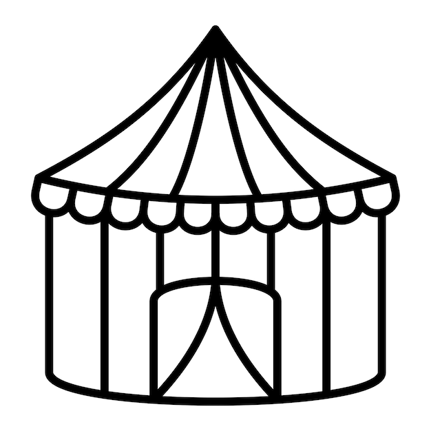 Circus Tent Icon