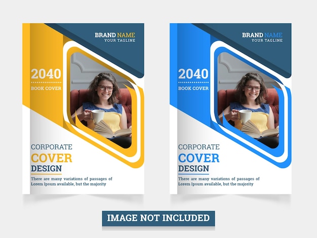 City background annual business corporate book cover design template in a4